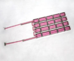 Specialty flexible ceramic channel and multibank heaters
